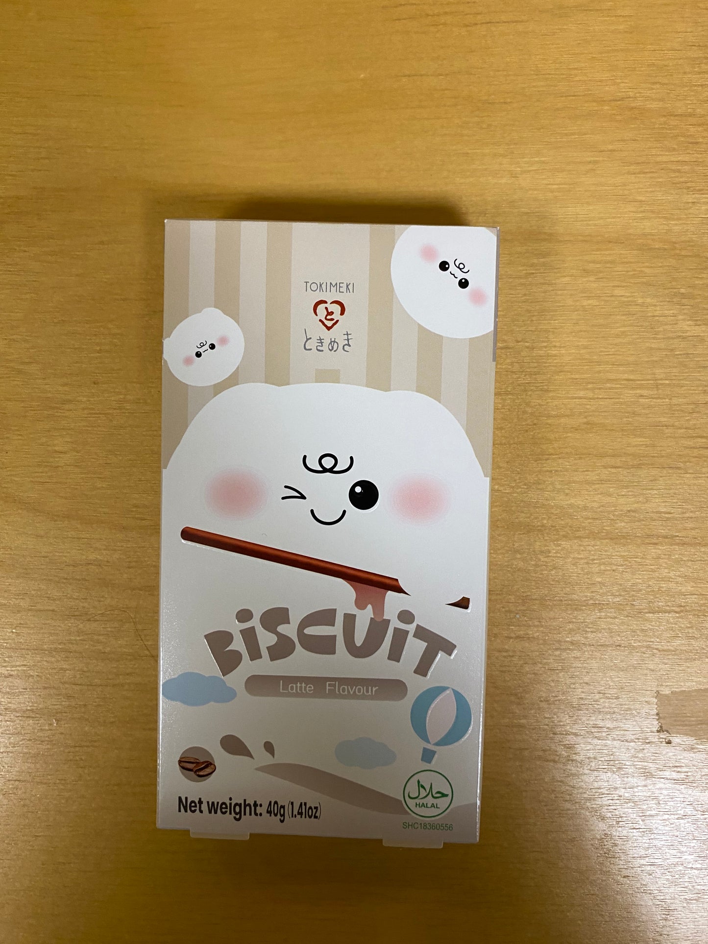 Toimeki Biscuit Stick Latte/Bánh que vị Latte 40gr