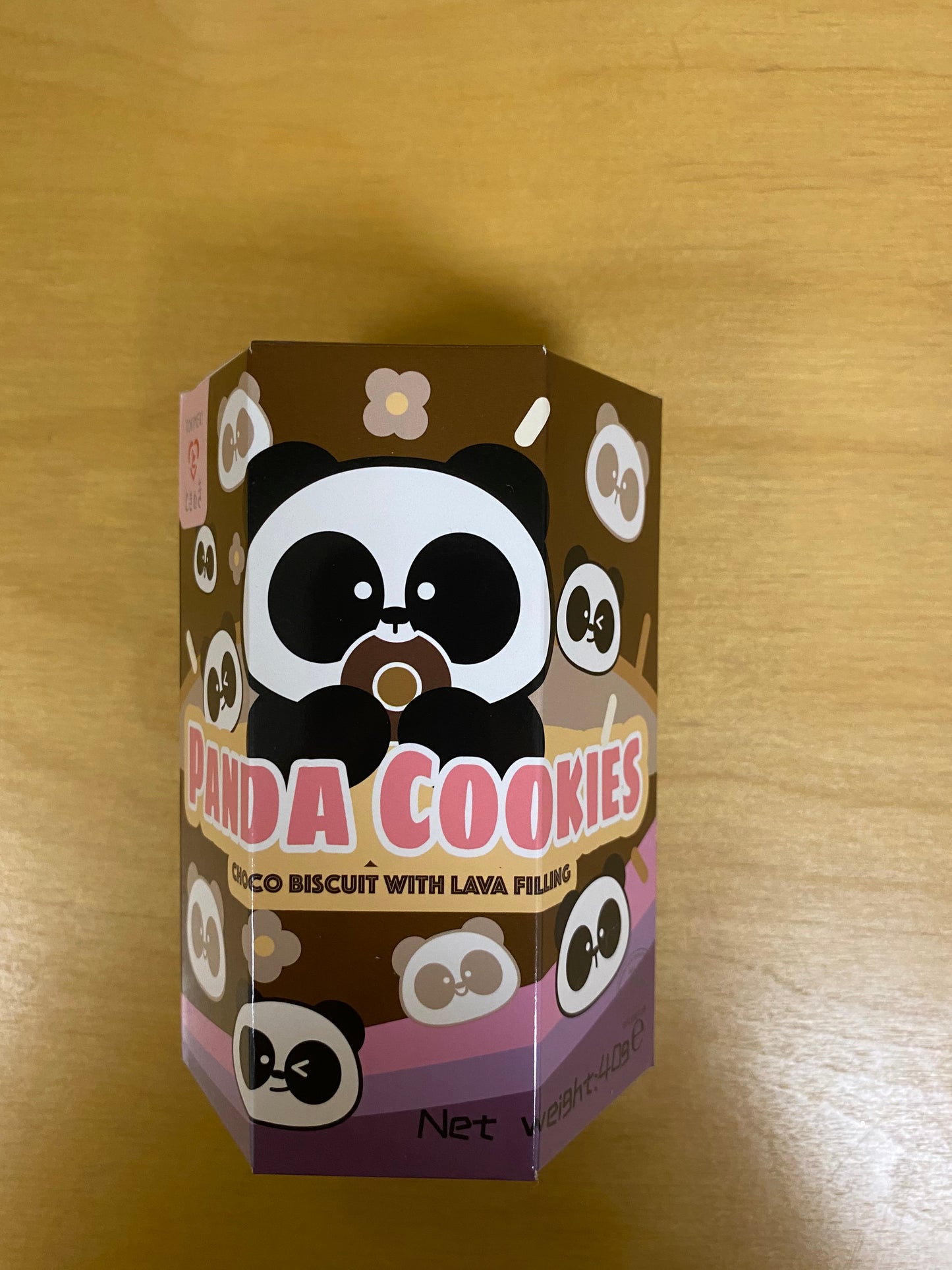 Panda Cookies chocolate flavour/Bánh quy vị socola 40gr