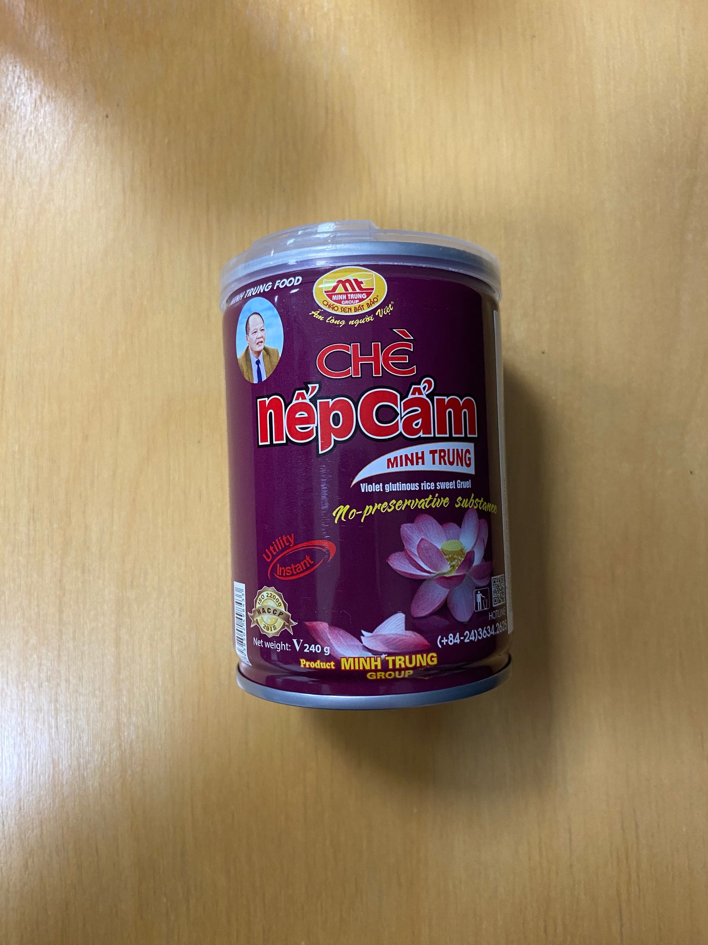 Black Sticky Rice Sweet Soup/Chè Nếp Cẩm 240gr