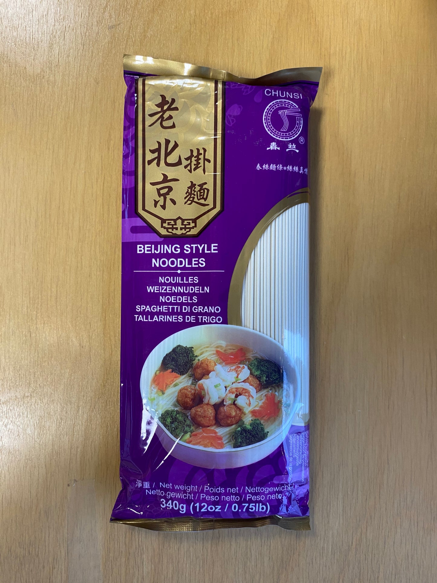 Chunsi Bejing Style Noodles/Mì Bắc Kinh 340gr
