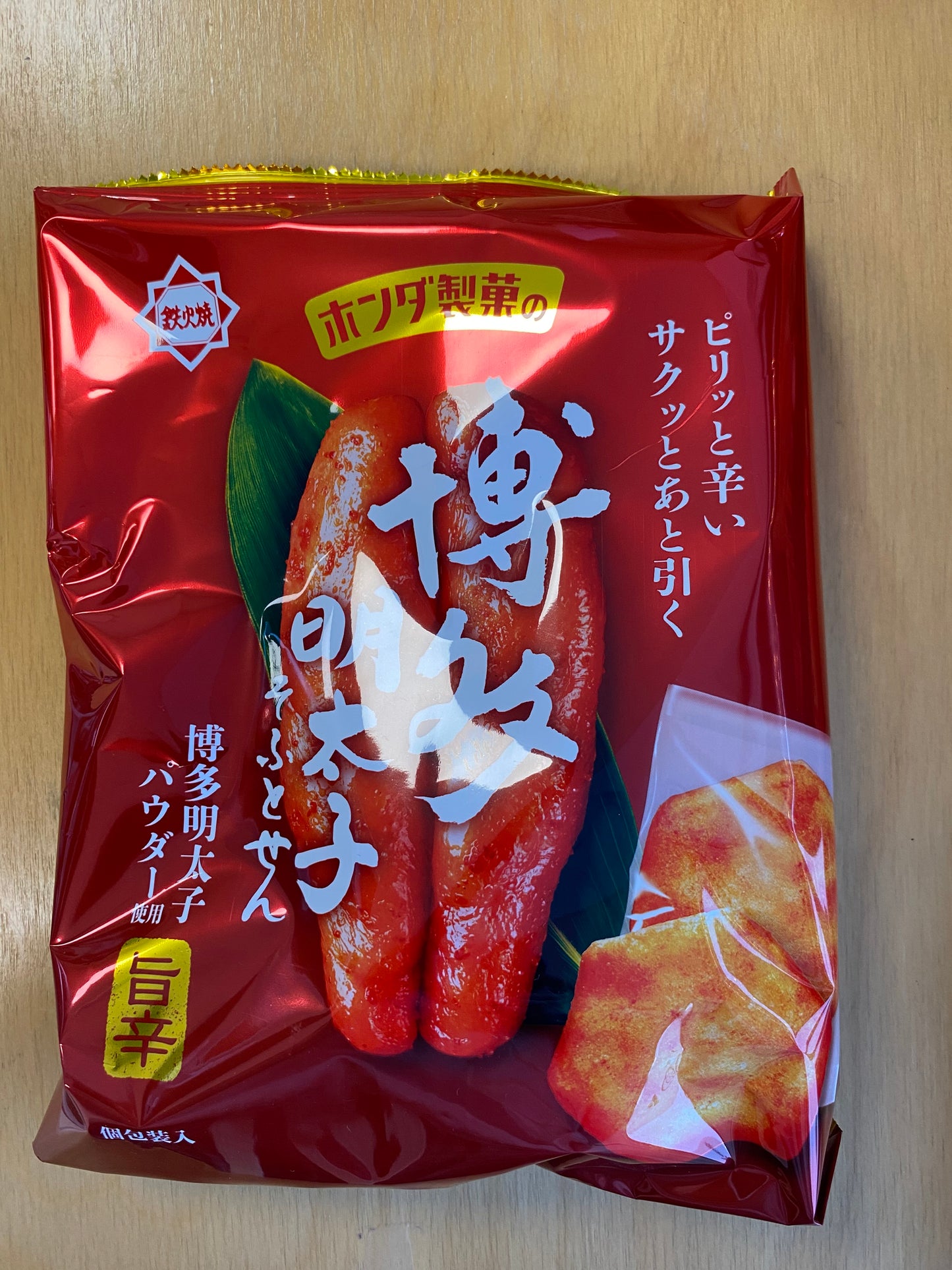 Spicy cod roe soft rice crackers 60gr