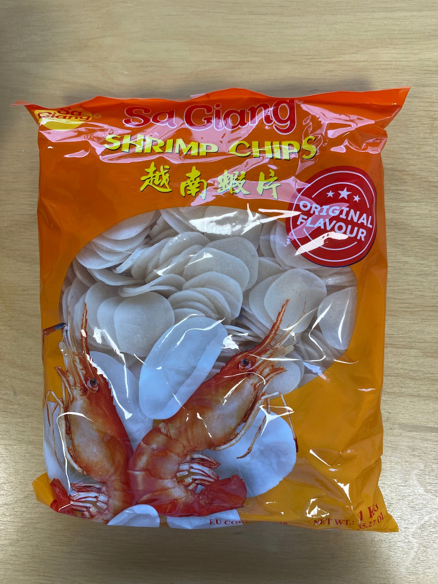 Sa Giang shrimp chips/Bánh phồng tôm 1kg