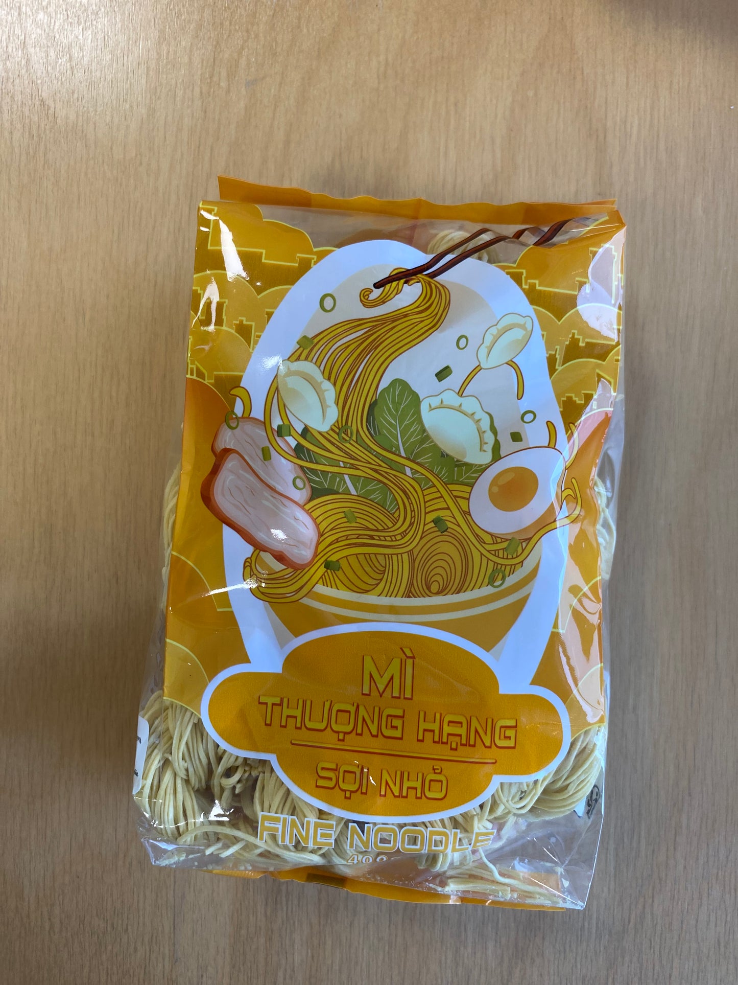 Noodle fine egg/Mì trứng sợi nhỏ 400g