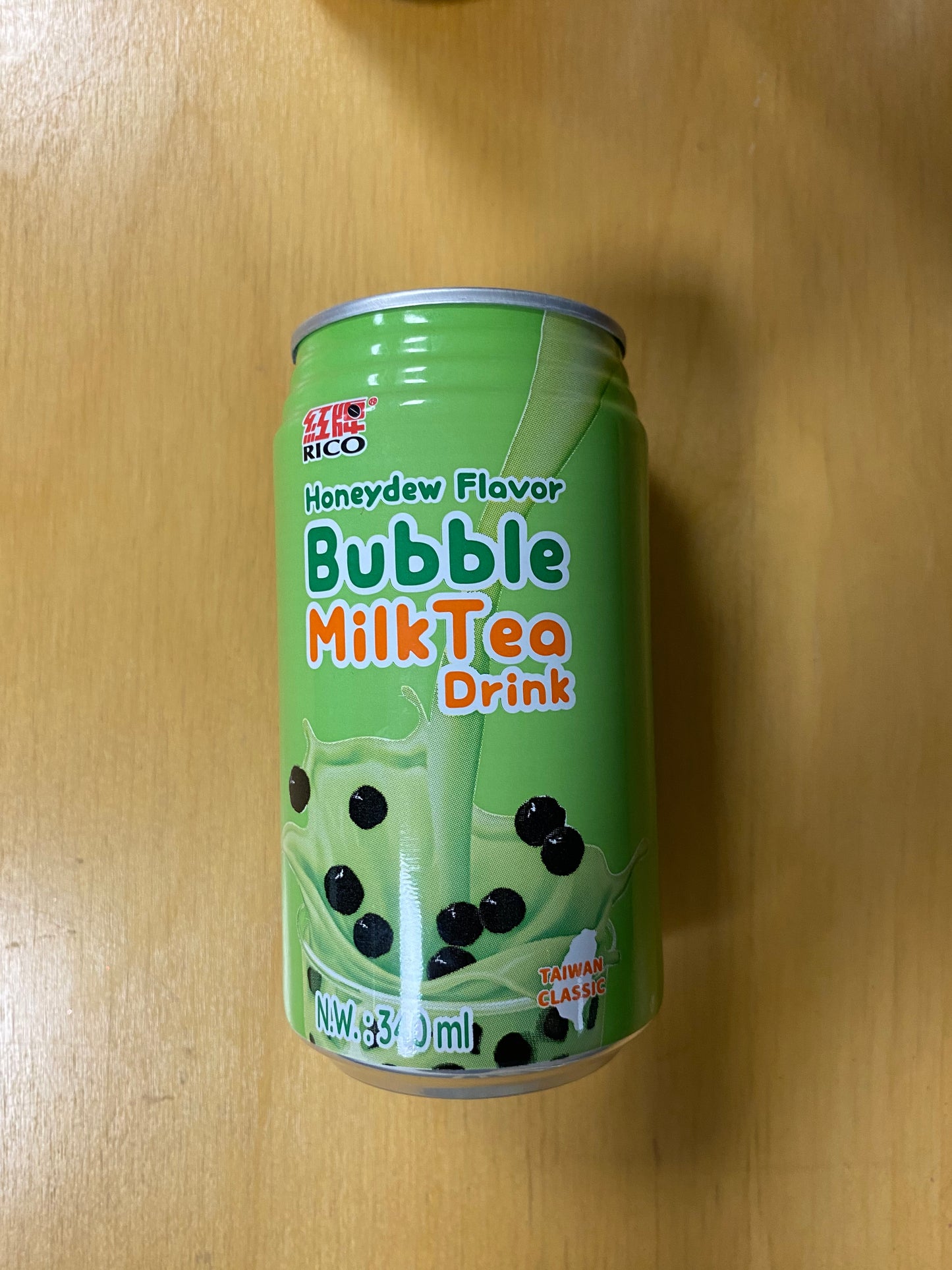 Rico bubble milk tea honeydew melon flavour 340ml