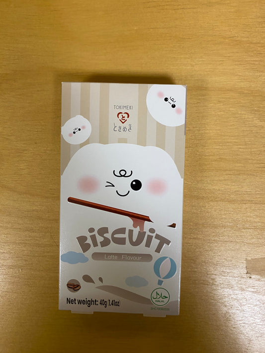 Toimeki Biscuit Stick Latte/Bánh que vị Latte 40gr