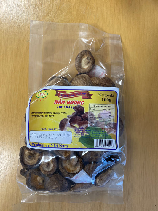 Shiitake Mushroom/Nấm Hương 100gr