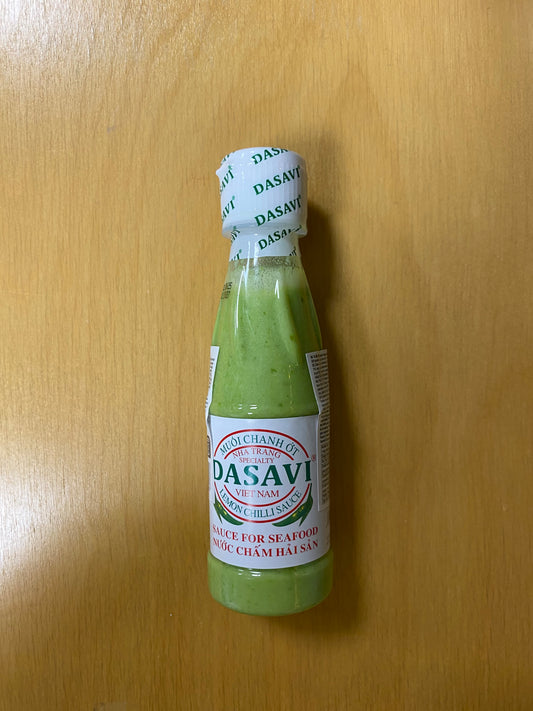 Dasavi Green Chili Sauce with lime salt/Muối chanh ớt 250gr