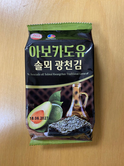 F&C Seaweed Snack Avocado Flavor/Snack rong biển vị bơ 4g