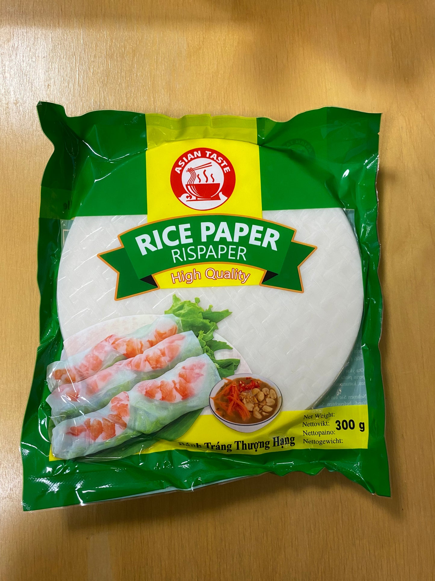 GB Rice Paper Round 300gr - Bánh Tráng Asian Taste 300gr