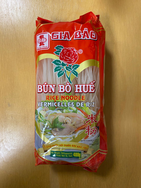 Red rose rice thick vermicelli/ Bún bò Hoa Hồng 400gr