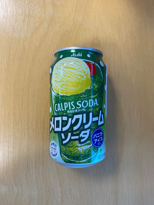 Calpis probiotic melon cream soda 350ml