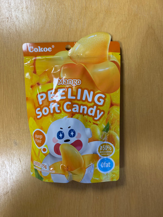 Cocock Peelable soft candy mango/Kẹo dẻo vị xoài 75gr