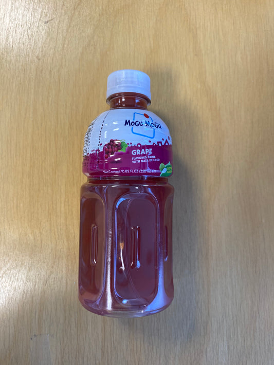 Mogu grape pink with nata de coco/Nước uống thạch vị nho 200ml