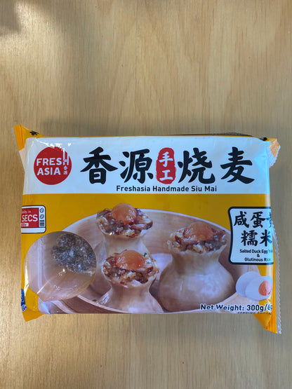 FF Sticky rice siu mai salted duck egg yolk/Xíu mại cơm nếp trứng muối 300gr