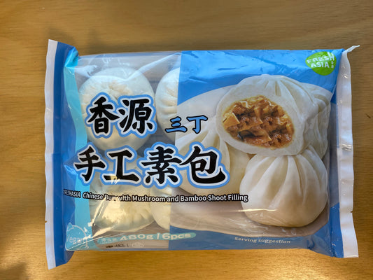FF Mushroom & Bamboo shot bun/Bánh bao nấm & măng 480gr