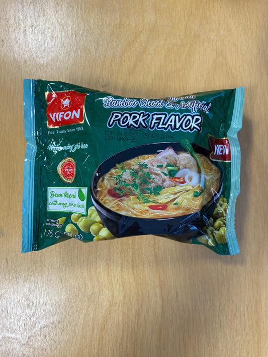 Vifon Phu Gia Bean Thread Bamboo Pork Flavor/Miến măng Giò Heo 50gr