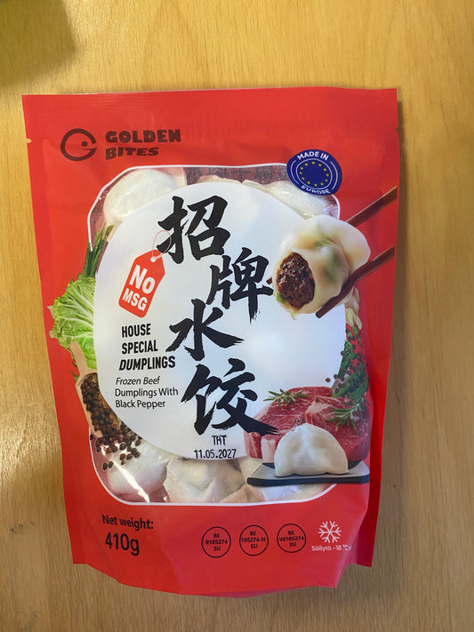 GB black pepper beef dumplings/Dumpling bò tiêu đen 410gr