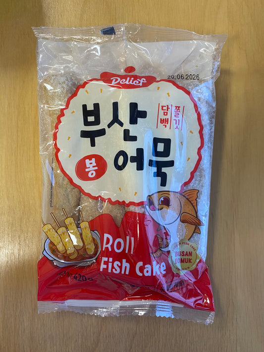 Delief Busan Fish cake roll/Chả cá cuộn Busan 420gr