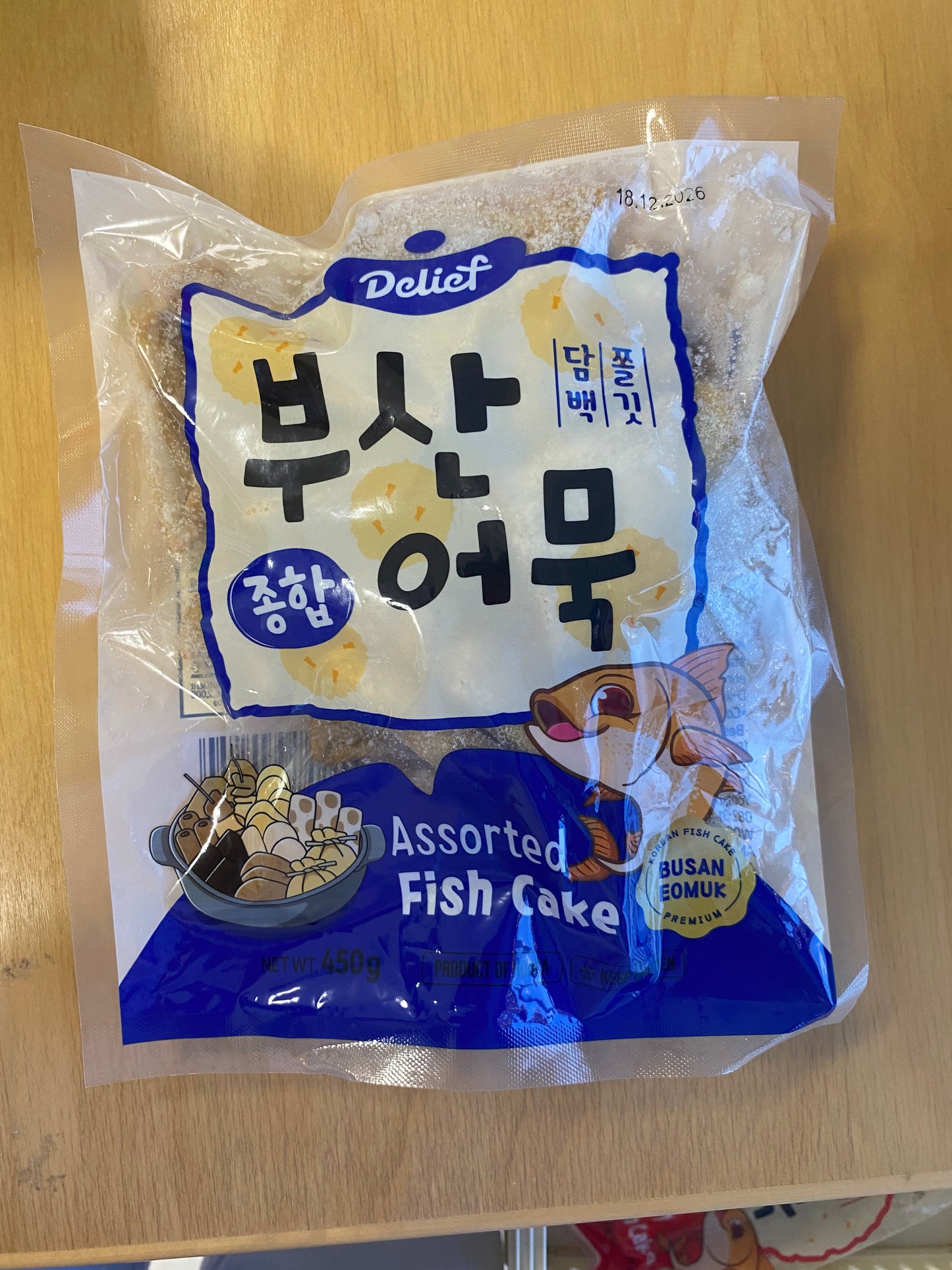 Delief Busan fish cake assorted/Chả cá thập cẩm Busan 450gr