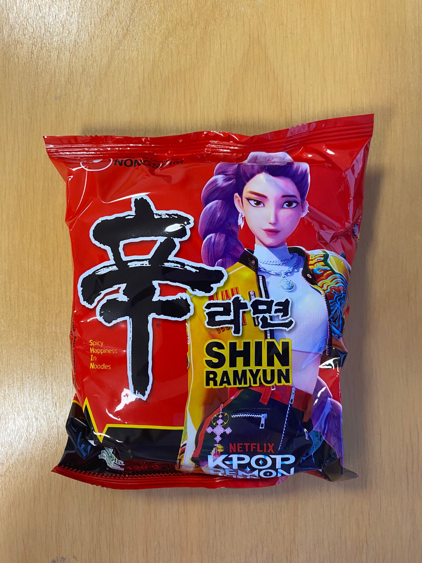 Nongshim Shin Ramyun hot & spicy 120gr