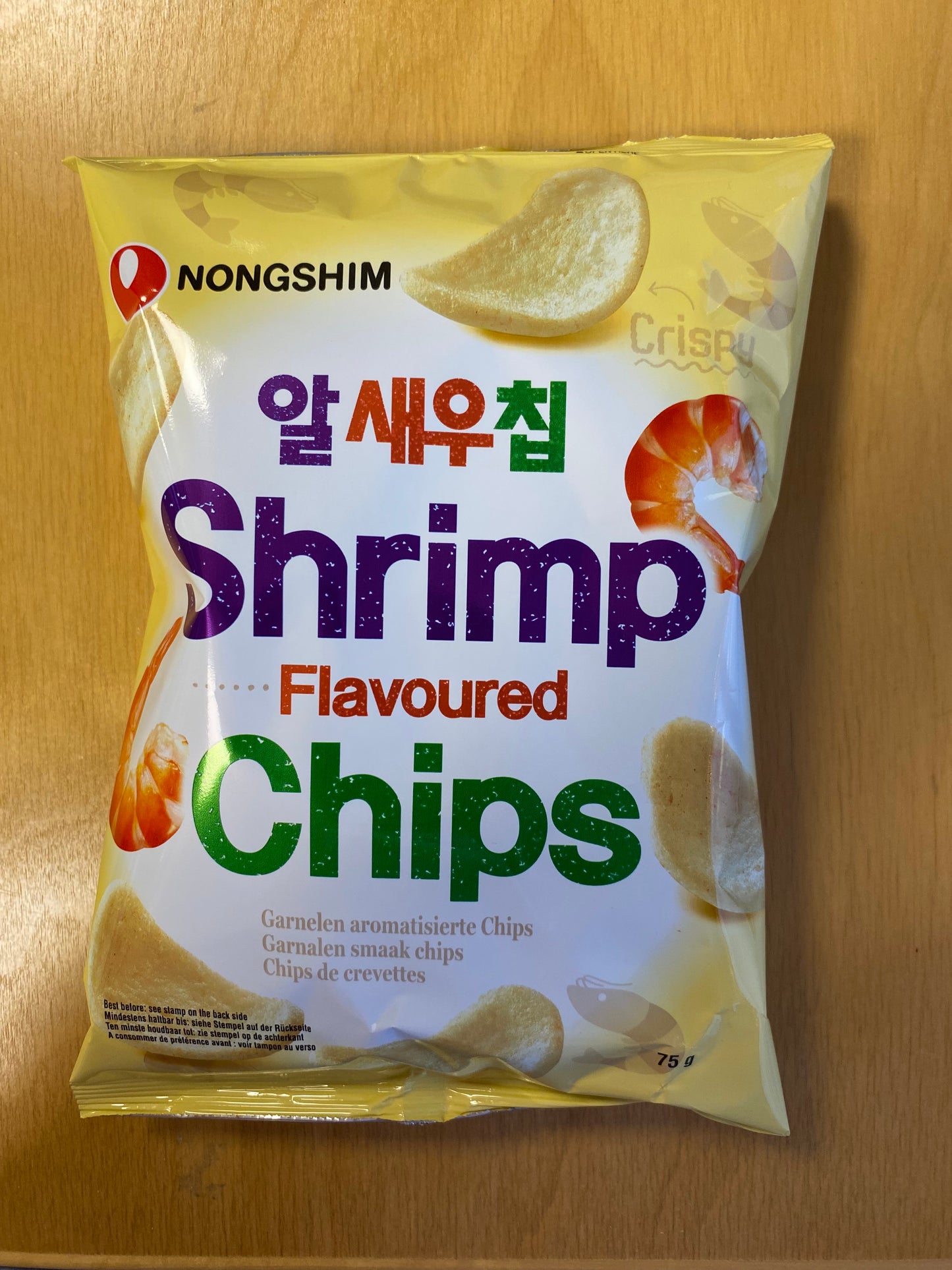 Nongshim shrimp chips 75gr