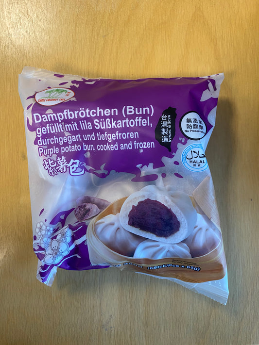 TCT purple potato buns/ Bánh bao nhân khoai lang tím 390gr