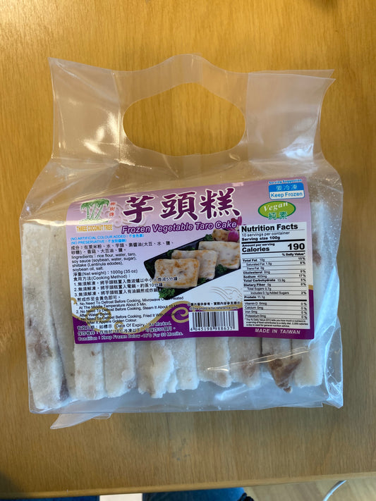 TCT Vegetarian taro cake/Bánh khoai môn 1kg