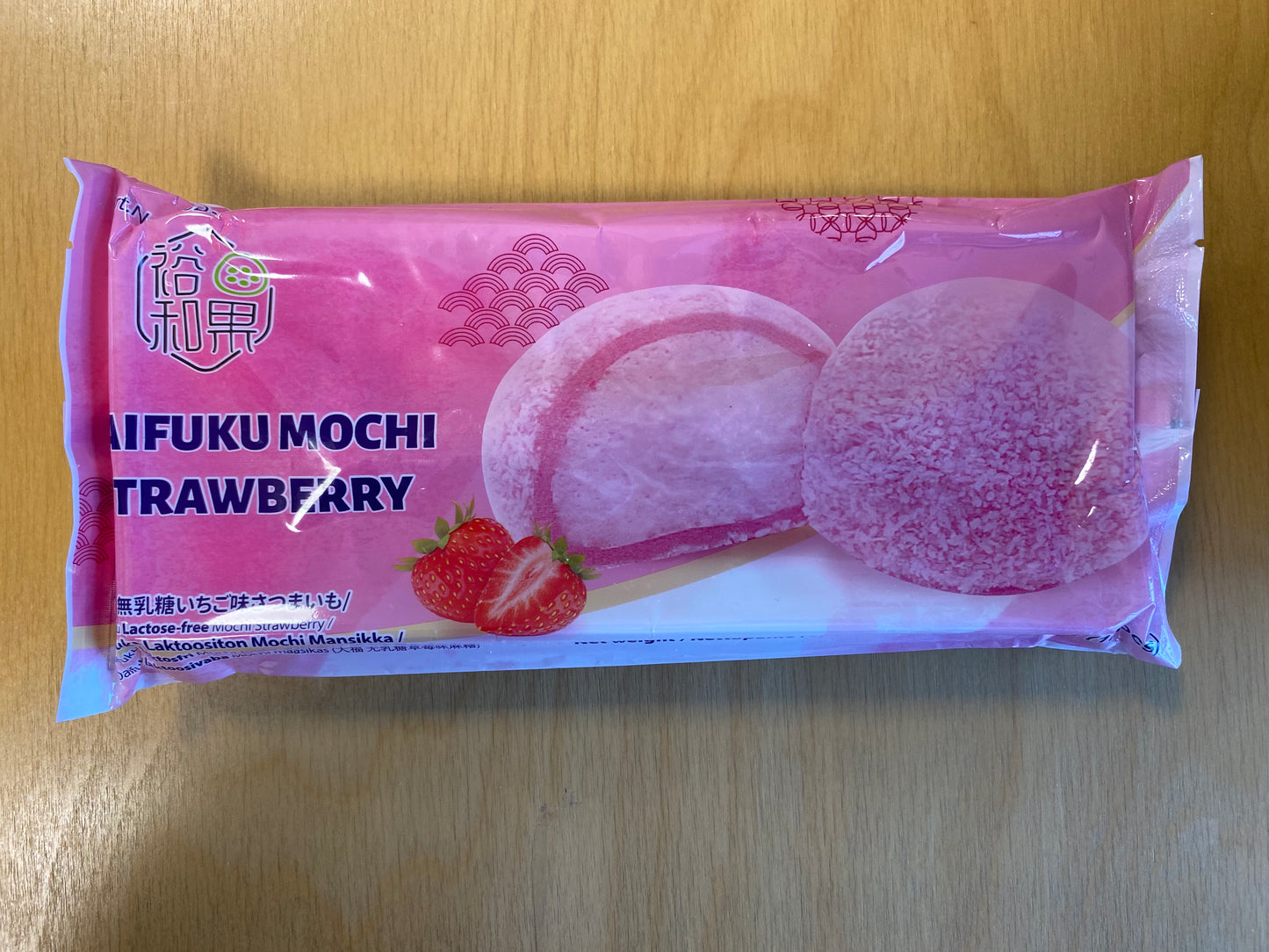 Daifuku mochi strawberry/Mochi kem dâu 250