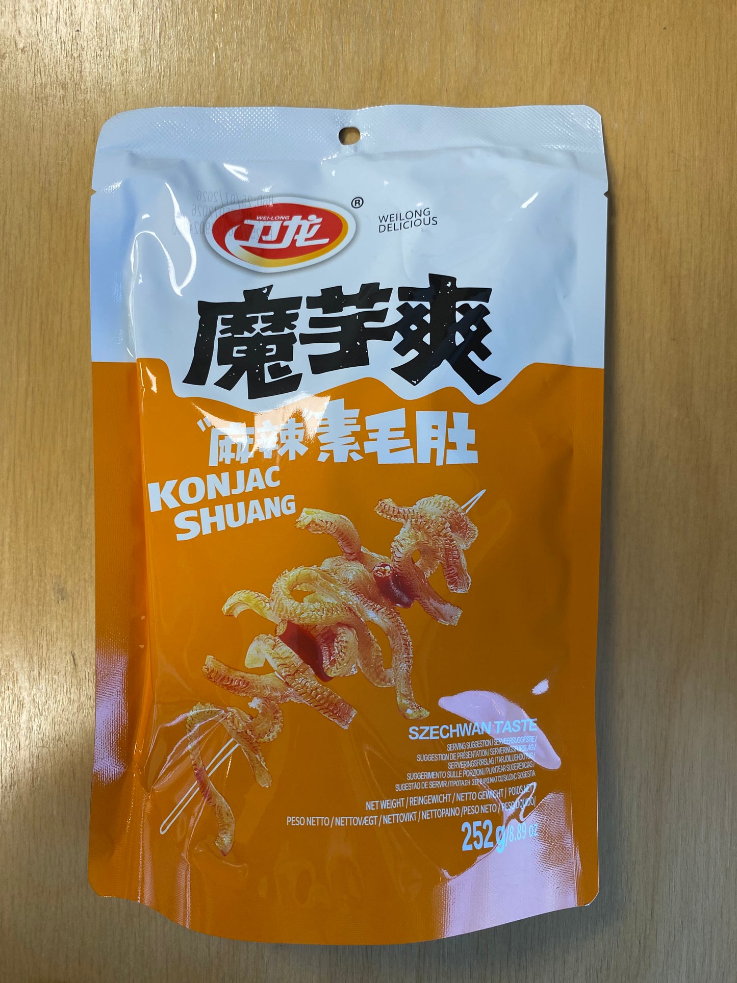 Weilong konjac Szechwan 252gr