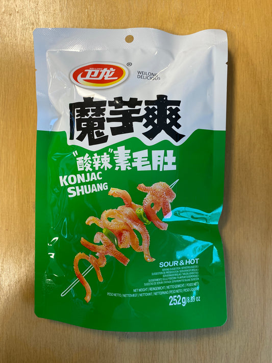 Weilong konjac hot and sour 252gr