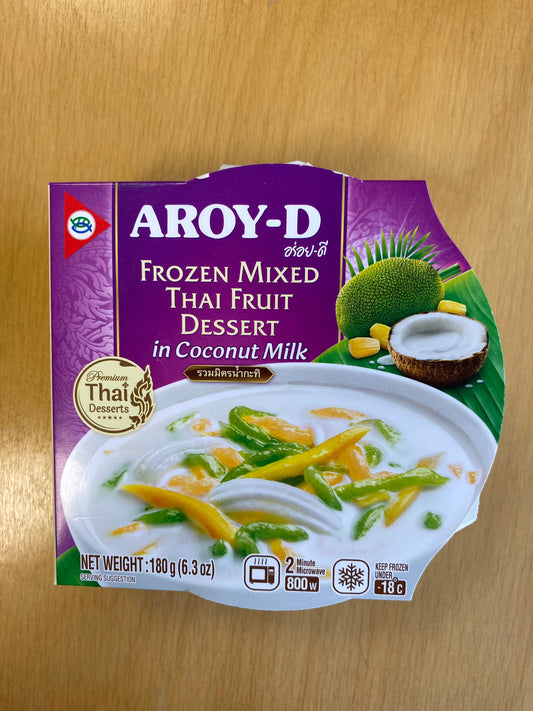 Aroy-D dessert Thai mixfruit in coconut milk 180g