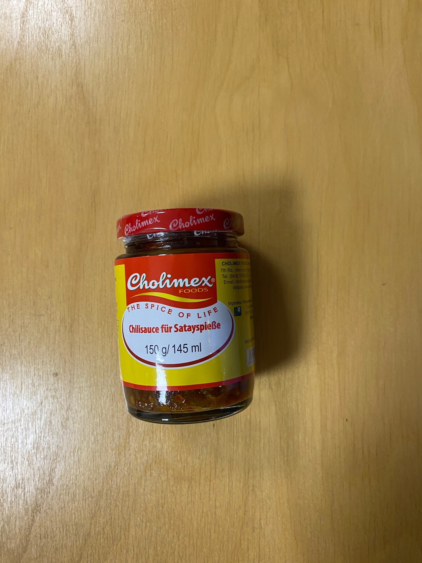Cholimex Dried Chili Satay/Tương ớt Cholimex 150gr