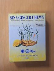 Sina Ginger Mango Candy/Kẹo dẻo gừng vị xoài 56gr