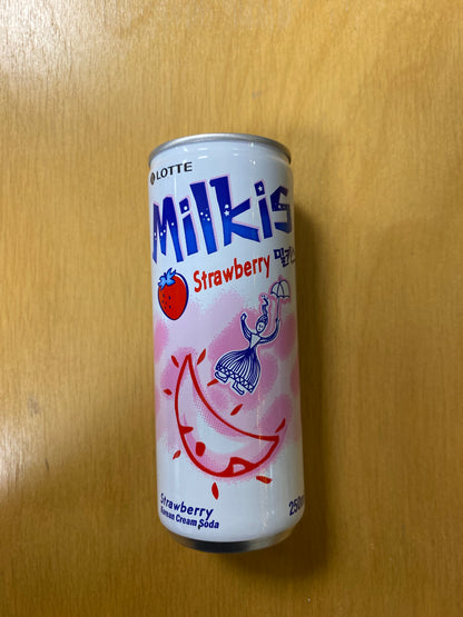 Lotte milkis soda 250 ml fruit flavor