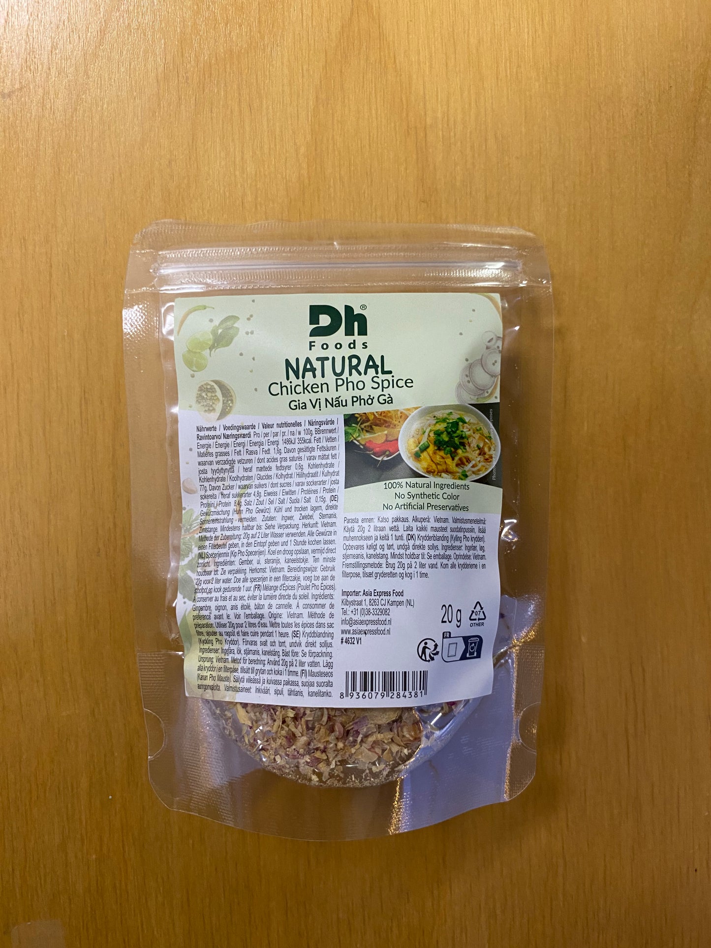 DH Food Spice mix for "phở" stock/Gia vị nấu phở 20gr
