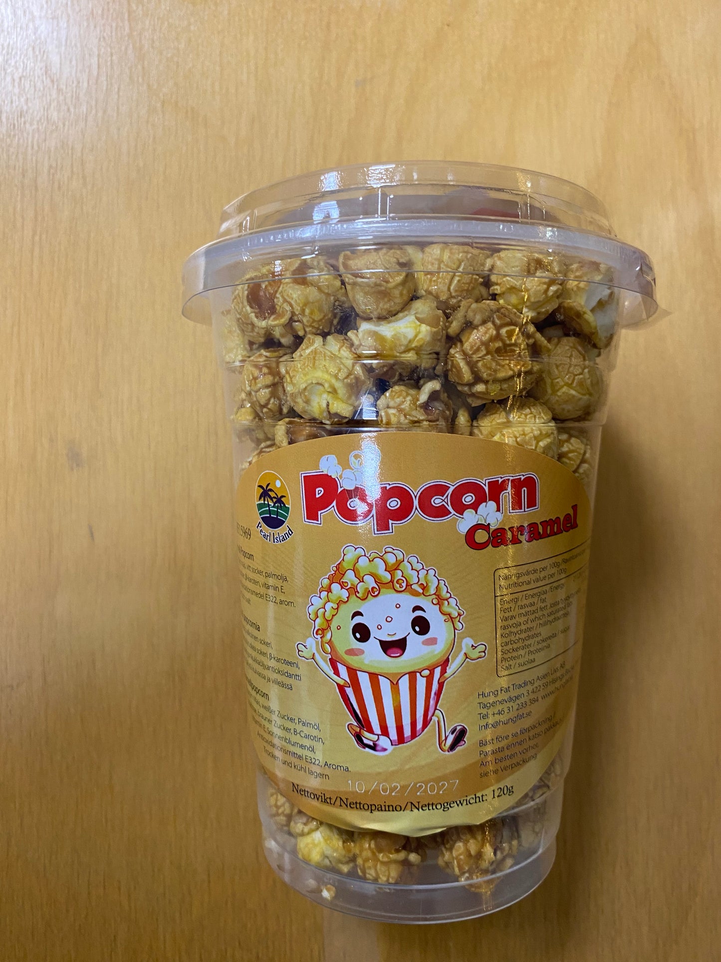 Snack popcorn caramel/Bắp rang caramel 120gr