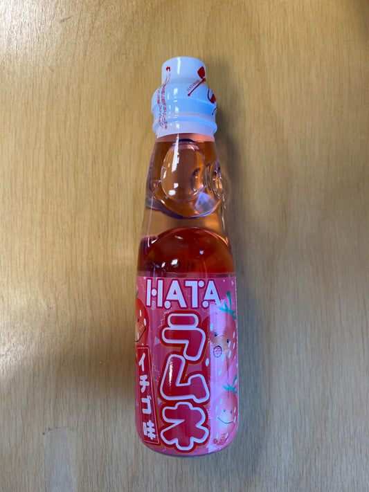Hatakosen Ramune Strawberry 200ml