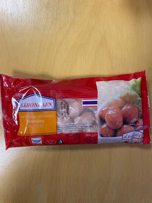 S. Khonkaen Thai sausage/Lạp xưởng Thái 360gr