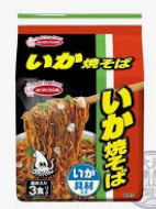 Ika Yakosoba Stir Fried Noodles with Squid